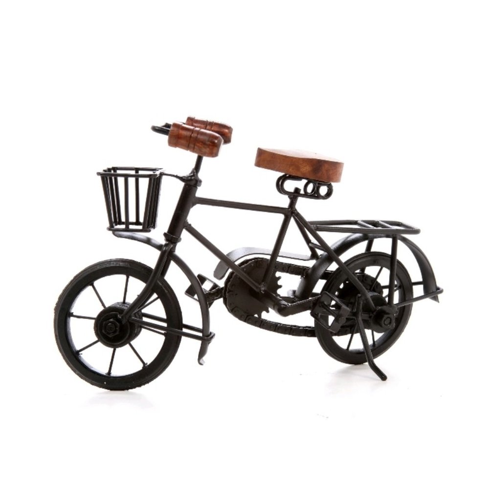 Crafted Tabletop Black Bicycle Decor
